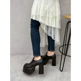 レッグウォーマーセットチャンキーヒールローファー | EVRIS | 詳細画像43 