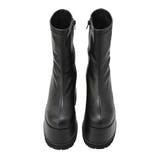 フェイクレザープラットフォームブーツ | EVRIS | 詳細画像23 