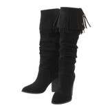 フリンジデザインロングブーツ | EVRIS | 詳細画像22 