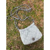 ブルー | キルティングチェーンミニショルダーBAG | EVRIS