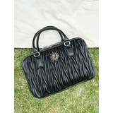 ブラック | ワイドスクエアハンドBAG | EVRIS