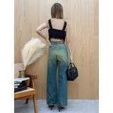 リボンレースワイドデニムパンツ | EVRIS | 詳細画像11 