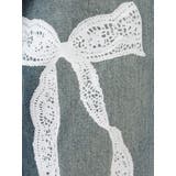 リボンレースワイドデニムパンツ | EVRIS | 詳細画像29 