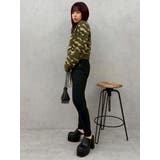 ワイドベルトハイウエストスキニーデニムパンツ | EVRIS | 詳細画像11 