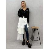 ワイドベルトハイウエストスキニーデニムパンツ | EVRIS | 詳細画像18 