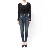 ワイドベルトハイウエストスキニーデニムパンツ | EVRIS | 詳細画像27 