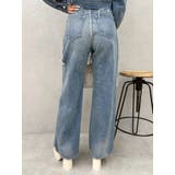 カットアウトワイドデニムパンツ【セットアップ着用可能】 | EVRIS | 詳細画像11