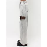 カットアウトワイドデニムパンツ【セットアップ着用可能】 | EVRIS | 詳細画像26