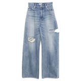 カットアウトワイドデニムパンツ【セットアップ着用可能】 | EVRIS | 詳細画像37