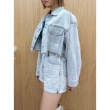 ヴィンテージライクカラーショートデニムパンツ【セットアップ着用可能】 | EVRIS | 詳細画像11 