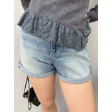 ヴィンテージライクカラーショートデニムパンツ【セットアップ着用可能】 | EVRIS | 詳細画像16 