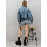 ヴィンテージライクカラーショートデニムパンツ【セットアップ着用可能】 | EVRIS | 詳細画像27 