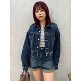 ヴィンテージライクカラーショートデニムパンツ【セットアップ着用可能】 | EVRIS | 詳細画像30 