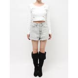 ヴィンテージライクカラーショートデニムパンツ【セットアップ着用可能】 | EVRIS | 詳細画像43 