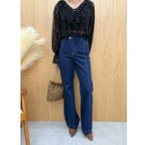 ウエストクロスフレアデニムパンツ【セットアップ着用可能】 | EVRIS | 詳細画像10