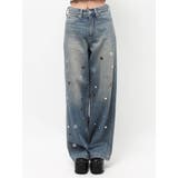 MIX MOTIF ワイドデニムパンツ | EVRIS | 詳細画像20 