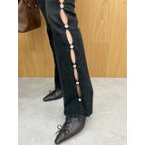 サイドビジューフレアデニムパンツ | EVRIS | 詳細画像17 