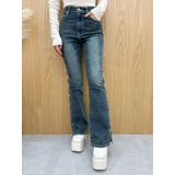 サイドビジューフレアデニムパンツ | EVRIS | 詳細画像24 