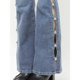 サイドビジューフレアデニムパンツ | EVRIS | 詳細画像38 