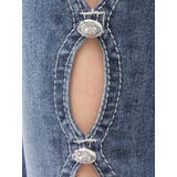 サイドビジューフレアデニムパンツ | EVRIS | 詳細画像43 