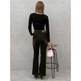 サイドビジューフレアデニムパンツ | EVRIS | 詳細画像49 