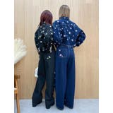 Embroideryカットアウトワイドデニムパンツ【セットアップ着用可能】 | EVRIS | 詳細画像15 