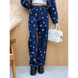 Embroideryカットアウトワイドデニムパンツ【セットアップ着用可能】 | EVRIS | 詳細画像25 