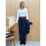 Embroideryカットアウトワイドデニムパンツ【セットアップ着用可能】 | EVRIS | 詳細画像30 