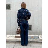 Embroideryカットアウトワイドデニムパンツ【セットアップ着用可能】 | EVRIS | 詳細画像32 