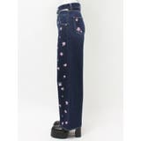 Embroideryカットアウトワイドデニムパンツ【セットアップ着用可能】 | EVRIS | 詳細画像34 