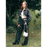 Embroideryカットアウトワイドデニムパンツ【セットアップ着用可能】 | EVRIS | 詳細画像7 