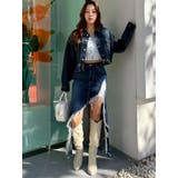 ダメージスリットロングデニムスカート【セットアップ着用可能】 | EVRIS | 詳細画像16