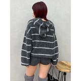 オーバーサイズフードニットトップス【セットアップ着用可能】 | EVRIS | 詳細画像41 