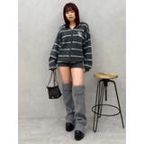 オーバーサイズフードニットトップス【セットアップ着用可能】 | EVRIS | 詳細画像44 