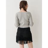 フロントホックレースドッキングニットトップス | EVRIS | 詳細画像12 