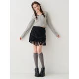 フロントホックレースドッキングニットトップス | EVRIS | 詳細画像15 