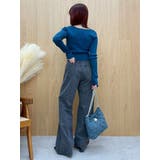 フロントホックレースドッキングニットトップス | EVRIS | 詳細画像48 