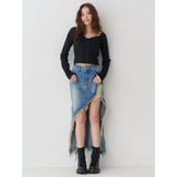 フロントホックレースドッキングニットトップス | EVRIS | 詳細画像7 