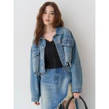 フロントホックレースドッキングニットトップス | EVRIS | 詳細画像8 