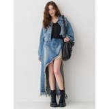 フロントホックレースドッキングニットトップス | EVRIS | 詳細画像9 