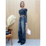 フリルピグメントニットトップス | EVRIS | 詳細画像14 