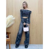 フリルピグメントニットトップス | EVRIS | 詳細画像15 