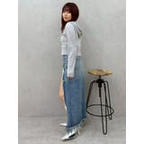 ワンポイントジップアップニットフーディー | EVRIS | 詳細画像13