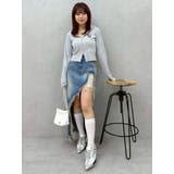 ワンポイントジップアップニットフーディー | EVRIS | 詳細画像14