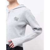 ワンポイントジップアップニットフーディー | EVRIS | 詳細画像27