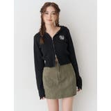 ワンポイントジップアップニットフーディー | EVRIS | 詳細画像3