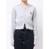 ワンポイントジップアップニットフーディー | EVRIS | 詳細画像30