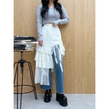 ラインストーンロゴニットトップス | EVRIS | 詳細画像21 