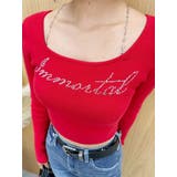 ラインストーンロゴニットトップス | EVRIS | 詳細画像22 