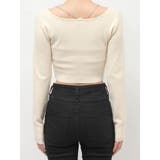 ラインストーンロゴニットトップス | EVRIS | 詳細画像30 